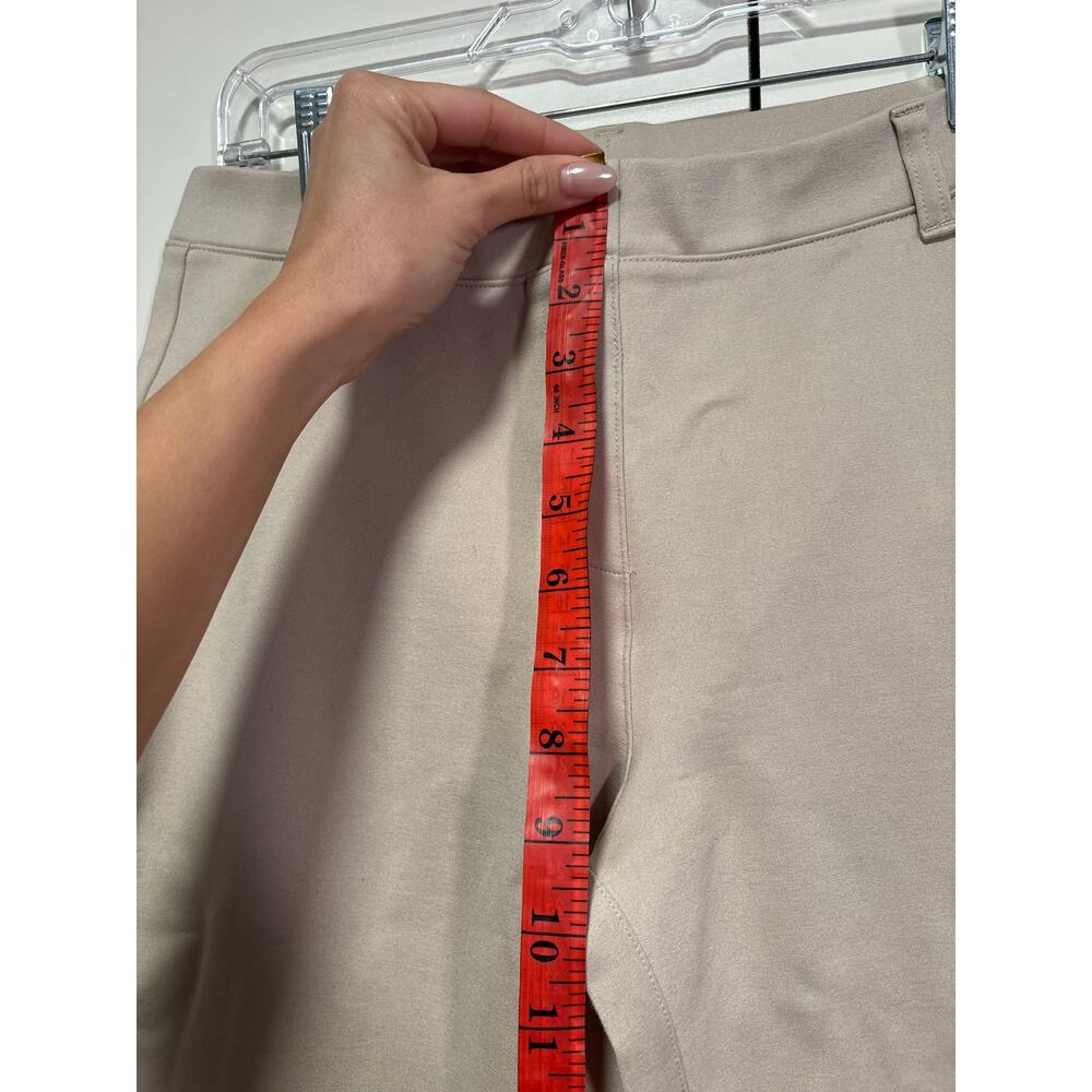 Quince Beige Stretch Pants Medium Womens - Picture 4 of 8